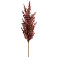 Sztuczna gałązka dekoracyjna NATU bordowa x6