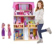 Drewniany domek dla lalek W06A163D