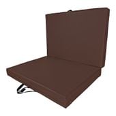 Materac asekuracyjny składany UNDERFIT 140 x 100 x 10 cm brązowy