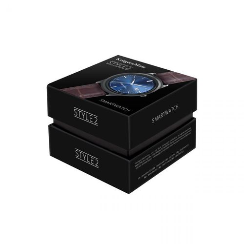 Smartwatch Kruger&Matz STYLE 2 PL MENU brązowy na Arena.pl