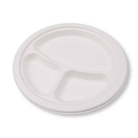 Talerz z pulpy trzcinowej trójdzielny 26cm 125szt