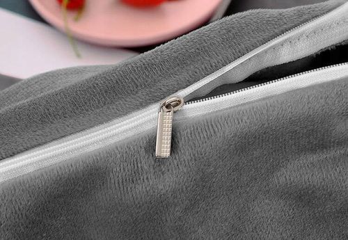 Pościel 200x220 pluszowa polarowa gładka miś kolory zimowa ciepła grafit na Arena.pl