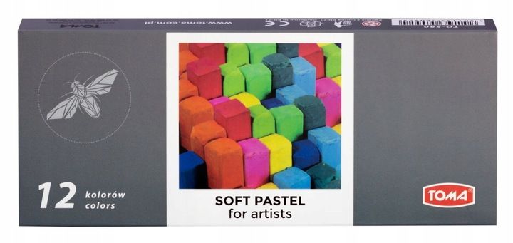PASTELE SUCHE 12 KOL TO-580 TOMA zdjęcie 1