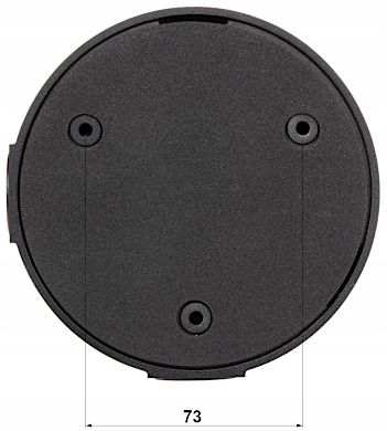 Czarna puszka montażowa adapter do kamer DVS PFA na Arena.pl