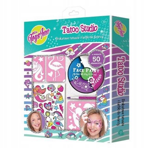 Zestaw farby do malowania twarzy i tatuaże na Arena.pl