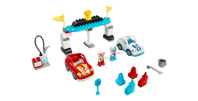 LEGO Duplo Samochody wyścigowe 10947 na Arena.pl