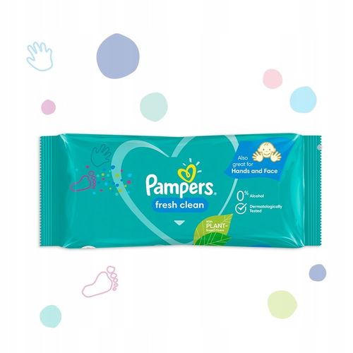 Chusteczki nawilżane Pampers Fresh Clean 15 x 80 szt. na Arena.pl