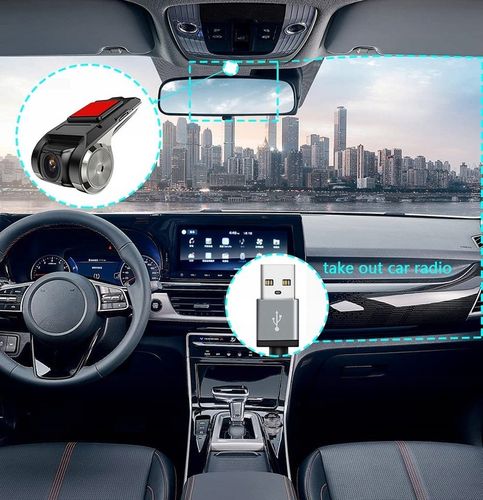 WIDEOREJESTRATOR KAMERA ANDROID FULL HD DVR ADAS + KARTA SD 64GB na Arena.pl