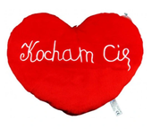 serce pluszowe kocham cię  duże  s1013
