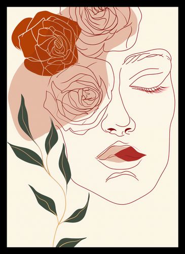 Plakat 25x35cm Beż i Twarz na Arena.pl