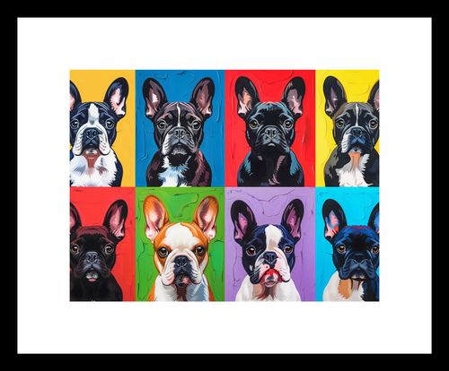 Plakat 20x15cm Buldogi Francuskie na Arena.pl