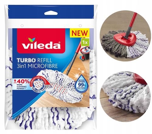 wkład do mopa obrotowego vileda turbo 3w1 microfibre na Arena.pl