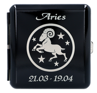 Papierośnica z Grawerem Znaku Zodiaku Baran