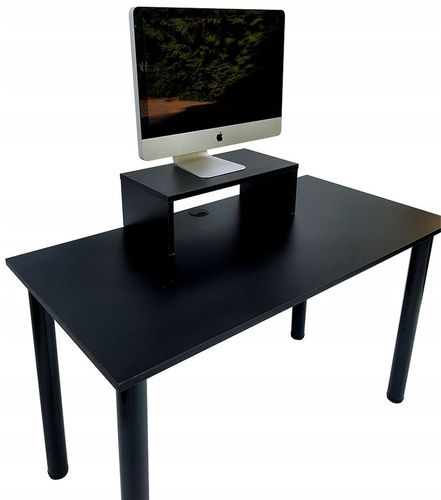 PODSTAWKA POD EKRAN NA BIURKO NA MONITOR CZARNA na Arena.pl