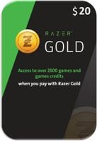 Razer Gold $20 USD Klucz Doładowanie Kod Karta Prezentowa 24/7