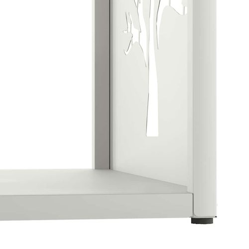 Stojak na drewno opałowe biały Stal walcowana na zimno na Arena.pl