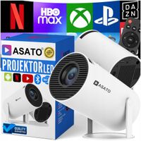 Projektor przenośny mini hd 720p 4k rzutnik android tv wifi bluetooth