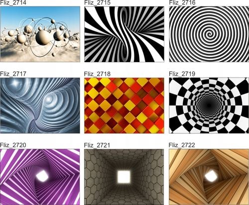 FOTOTAPETA ABSTRAKCJA CZARNE LINIE 3D na Arena.pl