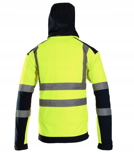 Kurtka Softshell odblaskowa żółta BF005 Brixton Flash r.L na Arena.pl