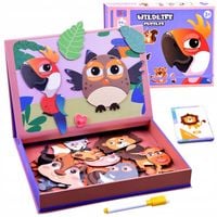 Puzzle Magnetyczne Zwierzęta 54 el tablica Magnetyczna Układanka ZA3971