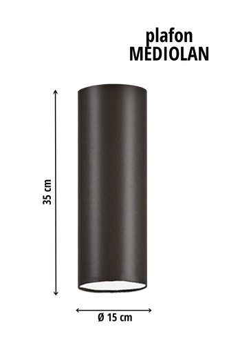 Lampa tuba MEDIOLAN E27 na Arena.pl
