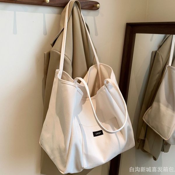 Torba materiałowa minimalistyczna duża TP15K zdjęcie 5