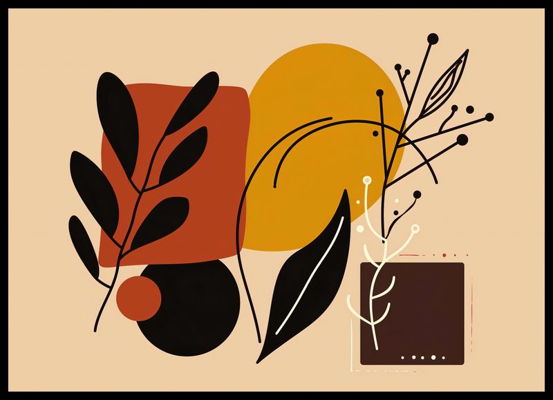 Plakat 70x50cm Ciepłe Kontury zdjęcie 2