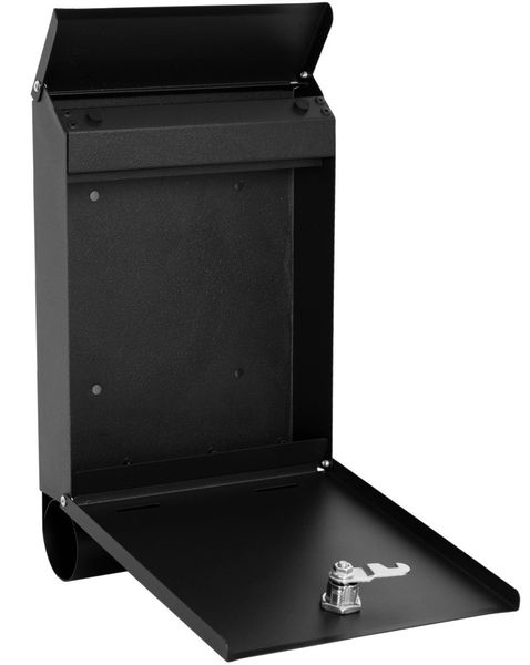 Skrzynka pocztowa na listy Hadvar czarna z napisami zdjęcie 12