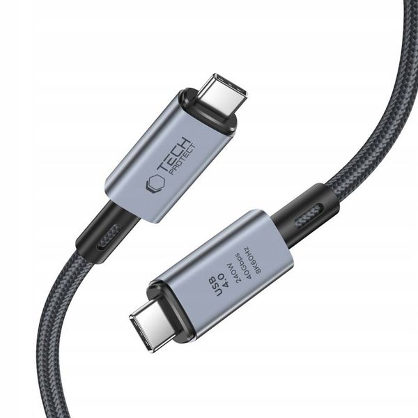 TECH-PROTECT ULTRABOOST MAX USB 4.0 8K 40GBPS TYPE-C CABLE PD240W 200CM zdjęcie 2