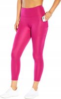 Leginsy Bally Total Fitness z wysokim stanem i kieszeniami na kostki M