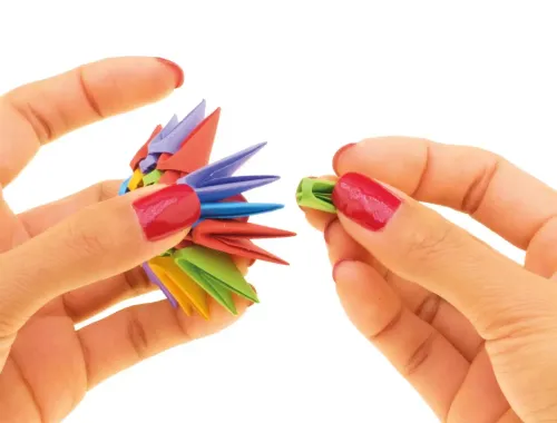 Zabawka kreatywna dla dzieci dorosłych Origami 3D Jednorożec 656 elementów na Arena.pl