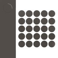 Zaślepki Samoprzylepne Melaminowe Jasny Grafit fi14mm Meble ZM048
