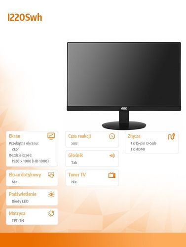 21.5'' I220Swh IPS HDMI na Arena.pl