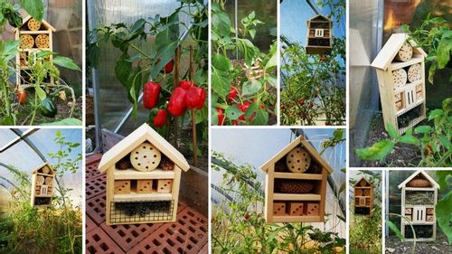 Hotele dla owadów Hotel dla owadów Domek dla owadów domki budka dla owadów na Arena.pl