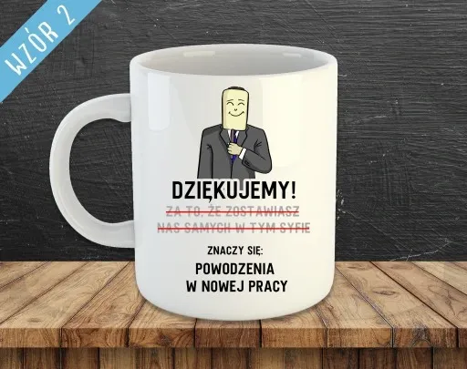 KUBEK Z NADRUKIEM DO PRACY DLA PRACOWNIKÓW ŚMIESZNE NAPISY zdjęcie 10