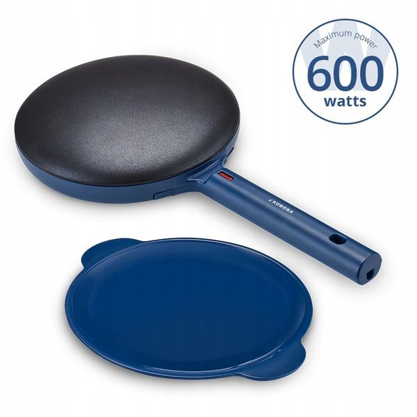 Naleśnikarka niebieska patelnia do naleśników 600W elektryczna zdjęcie 1