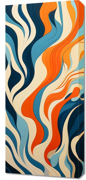 Obraz 40x90cm Oceaniczne Fale zdjęcie 1