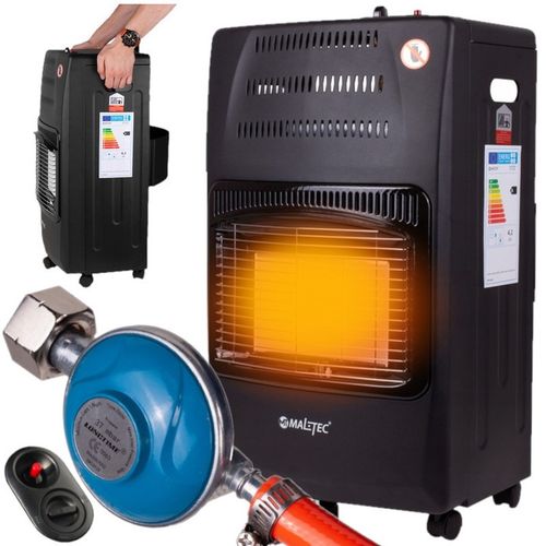 Piec Gazowy na butle 13KG OGRZEWACZ GAZOWY GRZEJNIK MOC 4200W 65m2 REDUKTOR na Arena.pl