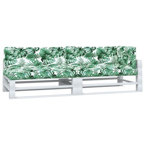 Poduszki na palety, 5 szt., wzór w liście, tkanina na Arena.pl