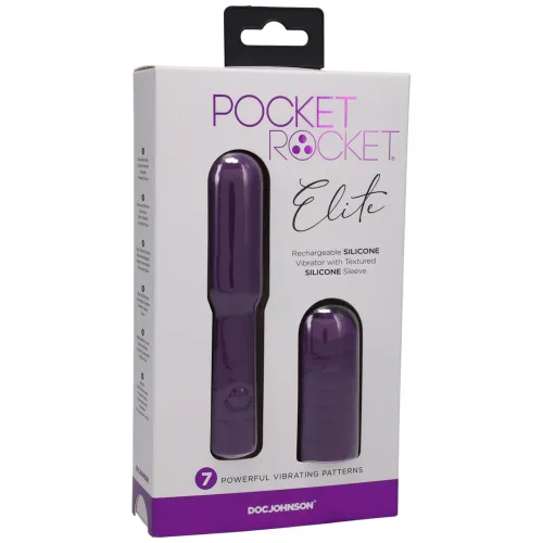 doc johnson pocket rocket elite mini - silikonowy model 10 cm, rożowy na Arena.pl