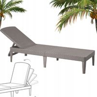 LEZAK FOTEL OGRODOWY PLAZOWY SKLADANY BASENOWY FOTEL ROZKLADANY KEMPINGOWY