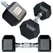 HANTLA HEX - HANTLE ŻELIWNE STALOWE GUMOWANE - 10 kg - PROFESJONALNE