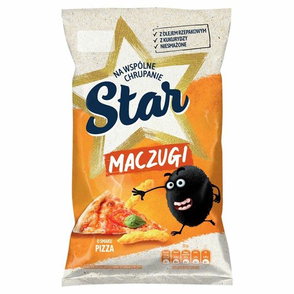 STAR CHRUPKI MACZUGI PIZZA 80G zdjęcie 1