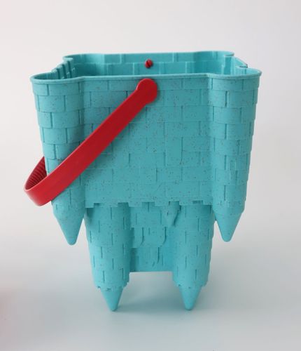 wiaderko do piaskownicy z zabawkami Zamek - 9 elementów na Arena.pl