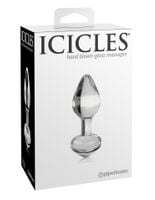 Klasyczna Szklana Wtyczka Analna Icicles No 44