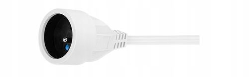 PRZEDŁUŻACZ SIECIOWY JEDNOGNIAZDOWY MOCNY GRUBY KABEL ELEKTRYCZNY 10A 3M na Arena.pl