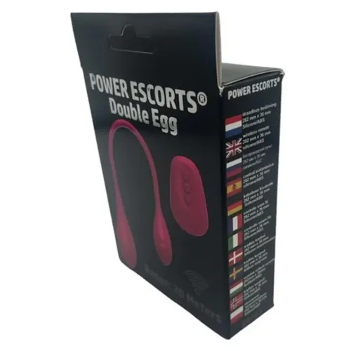 Power Escorts - Double Egg - Remote Controlled Vibrator - Pink na Arena.pl