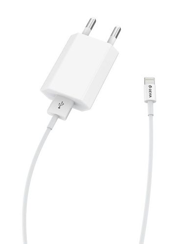 Ładowarka sieciowa DEVIA Smart MFI USB 1A biała na Arena.pl