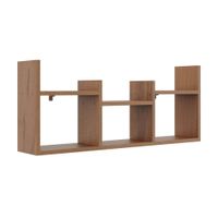 Dekoracyjna półka wisząca, 97x18x40 cm, orzech, mat | TYLETEGOTU