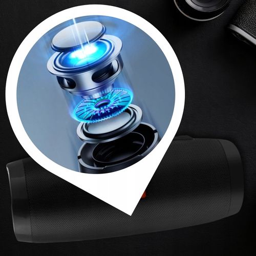 Głośnik Bluetooth BOOMBOX Mobilny USB RADIO LED MP3 Bezprzewodowy Przenośny na Arena.pl